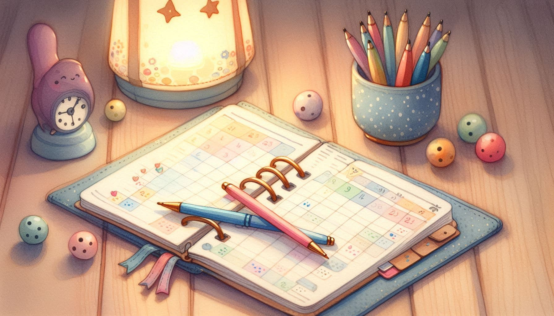 Dos circulitos en el calendario